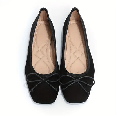 svarta ballerinaskor