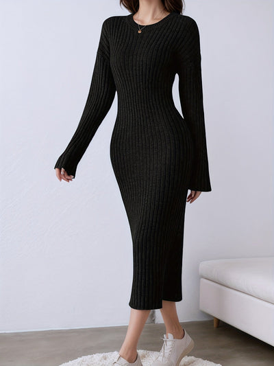 Mörkgrå Maxi-klänning