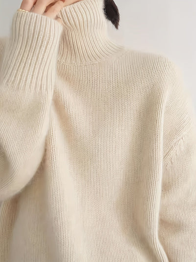 Tröja med Hög Krage